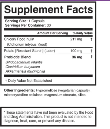 Sodatide Supplement Facts panel